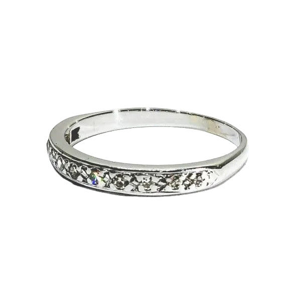 Bague en or blanc et diamants - Castafiore