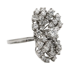 Bague en or blanc et diamants - Castafiore