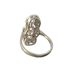 Bague en or blanc et diamants - Castafiore