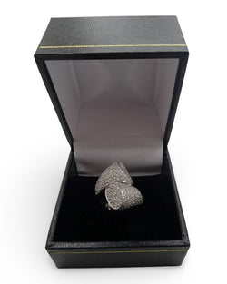 Bague en or blanc et diamants - Castafiore
