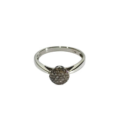 Bague en or blanc et diamants - Castafiore