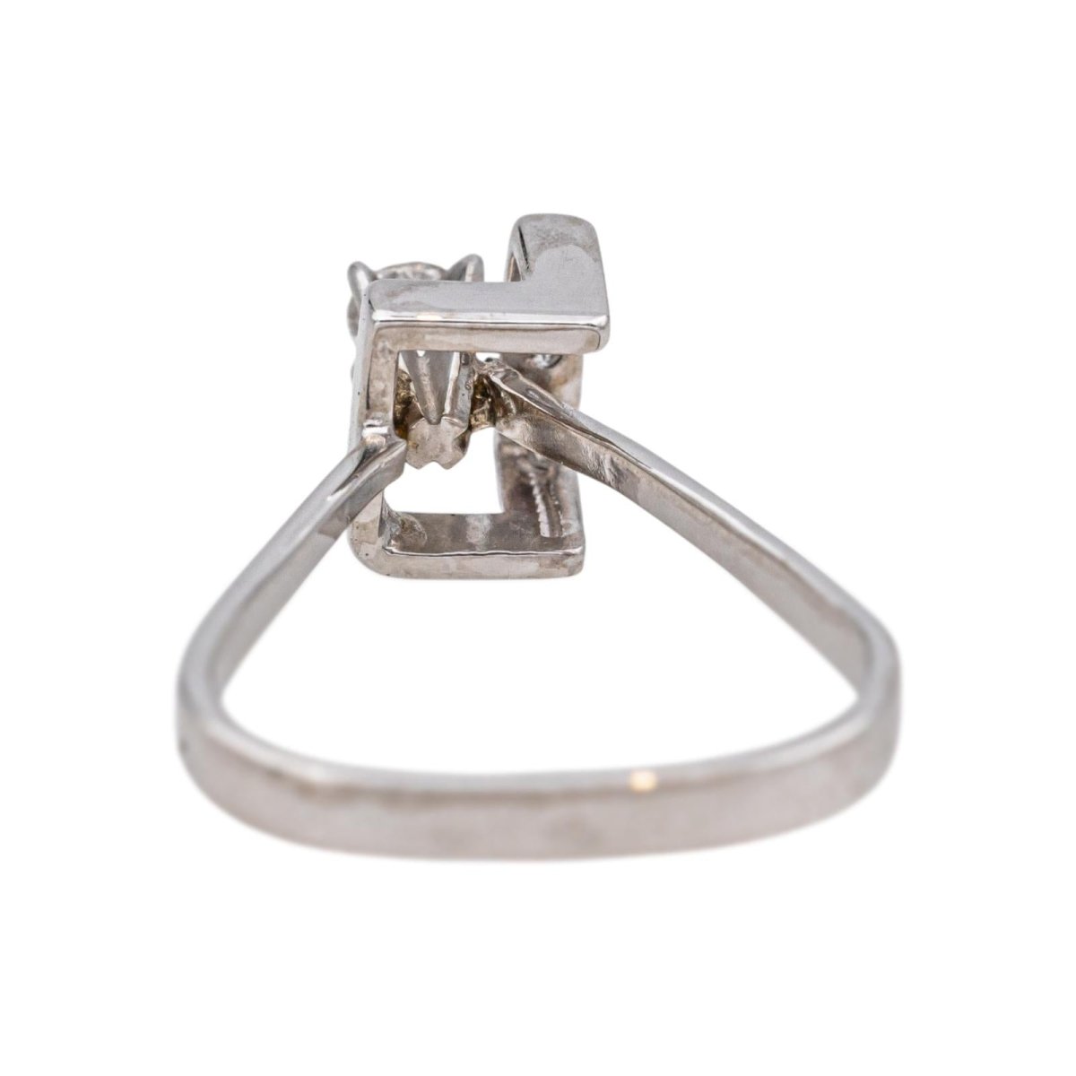 Bague en or blanc et diamants - Castafiore