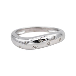 Bague en or blanc et diamants - Castafiore