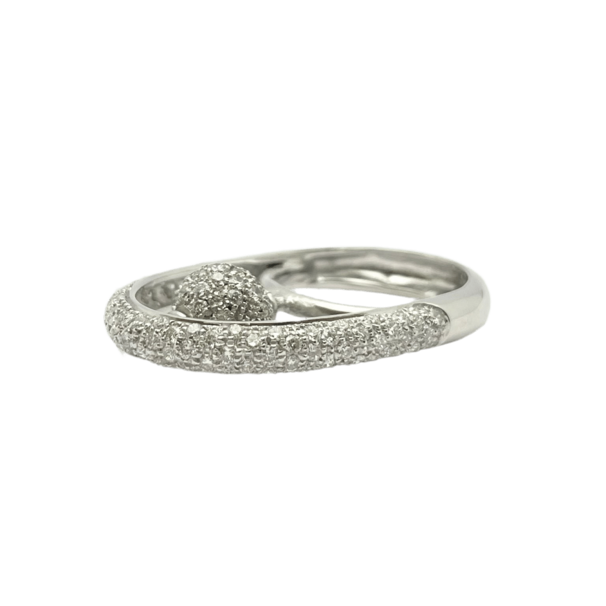 Bague en or blanc et diamants - Castafiore
