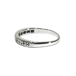 Bague en or blanc et diamants - Castafiore