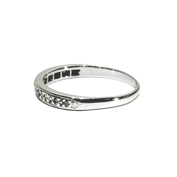 Bague en or blanc et diamants - Castafiore