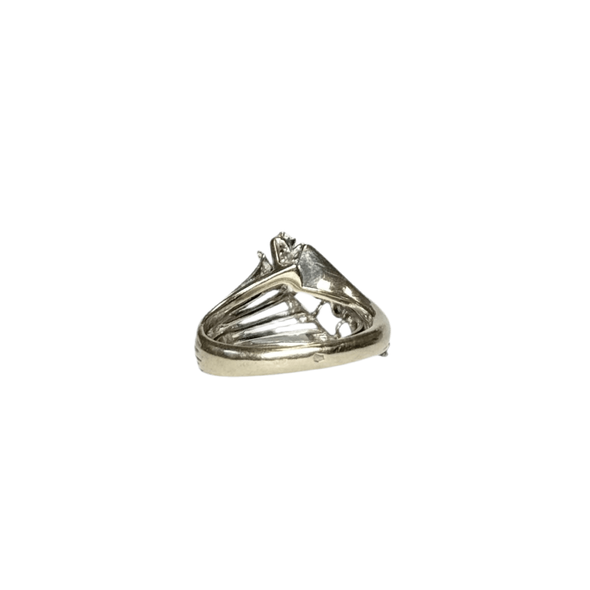 Bague en or blanc et diamants - Castafiore