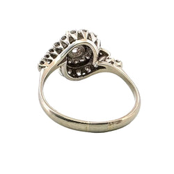 Bague en or blanc et diamants - Castafiore