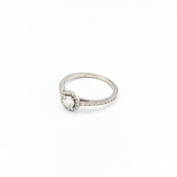 Bague en or blanc et diamants - Castafiore