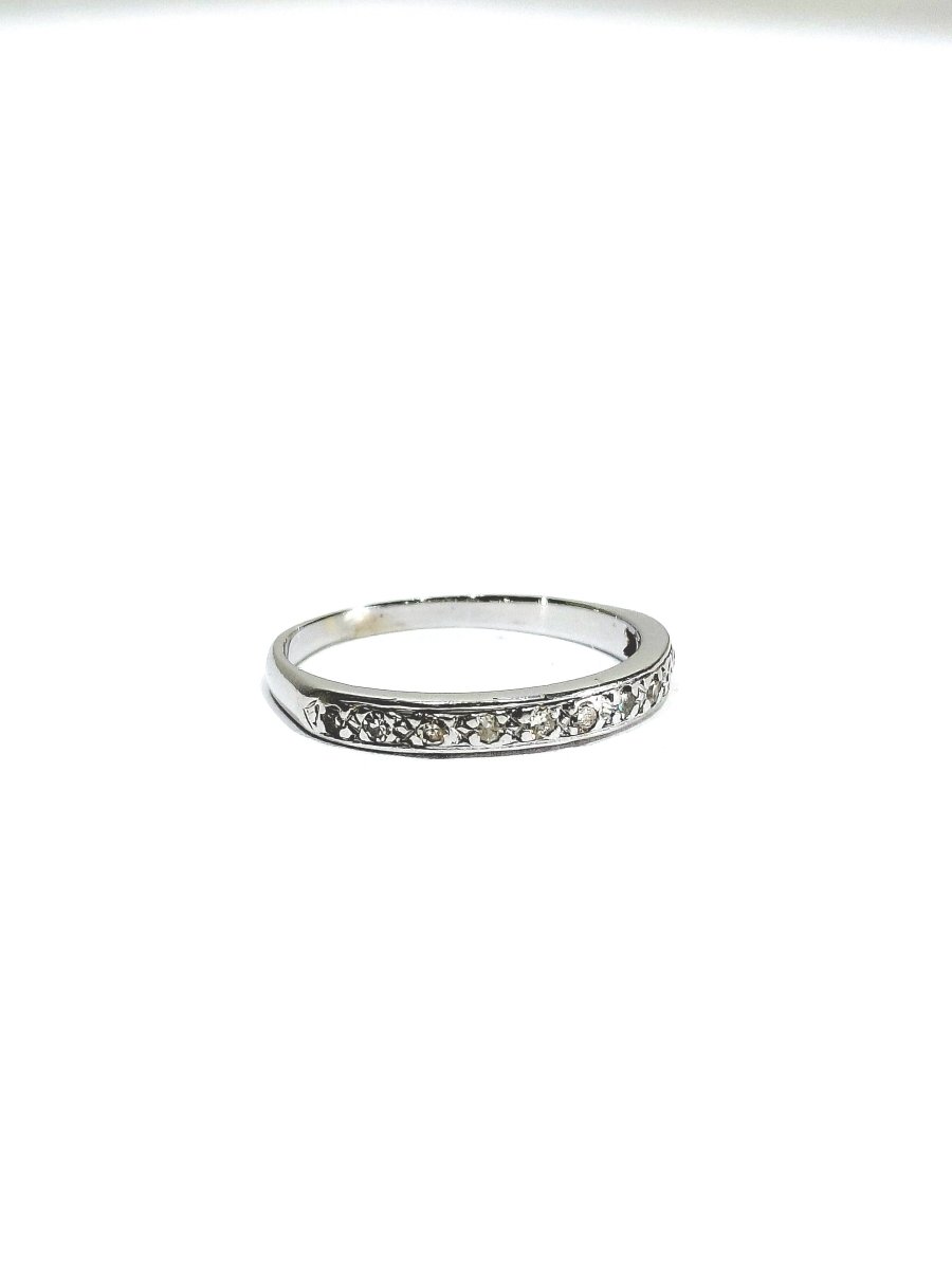 Bague en or blanc et diamants - Castafiore