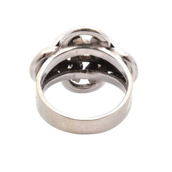 Bague en or blanc et diamants - Castafiore