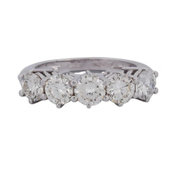 Bague en or blanc et diamants - Castafiore