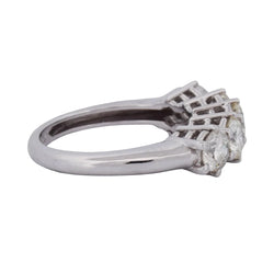 Bague en or blanc et diamants - Castafiore
