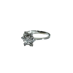 Bague en or blanc et diamants - Castafiore
