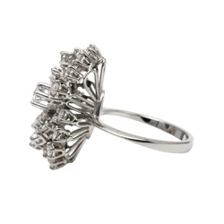 Bague en or blanc et diamants - Castafiore