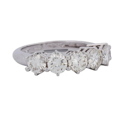 Bague en or blanc et diamants - Castafiore