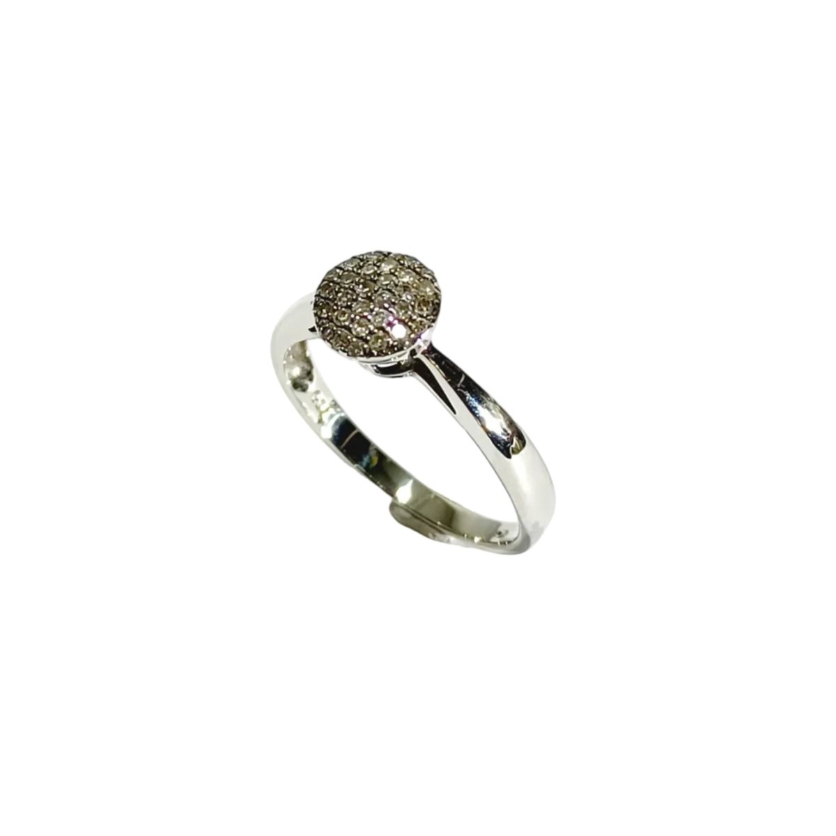 Bague en or blanc et diamants - Castafiore