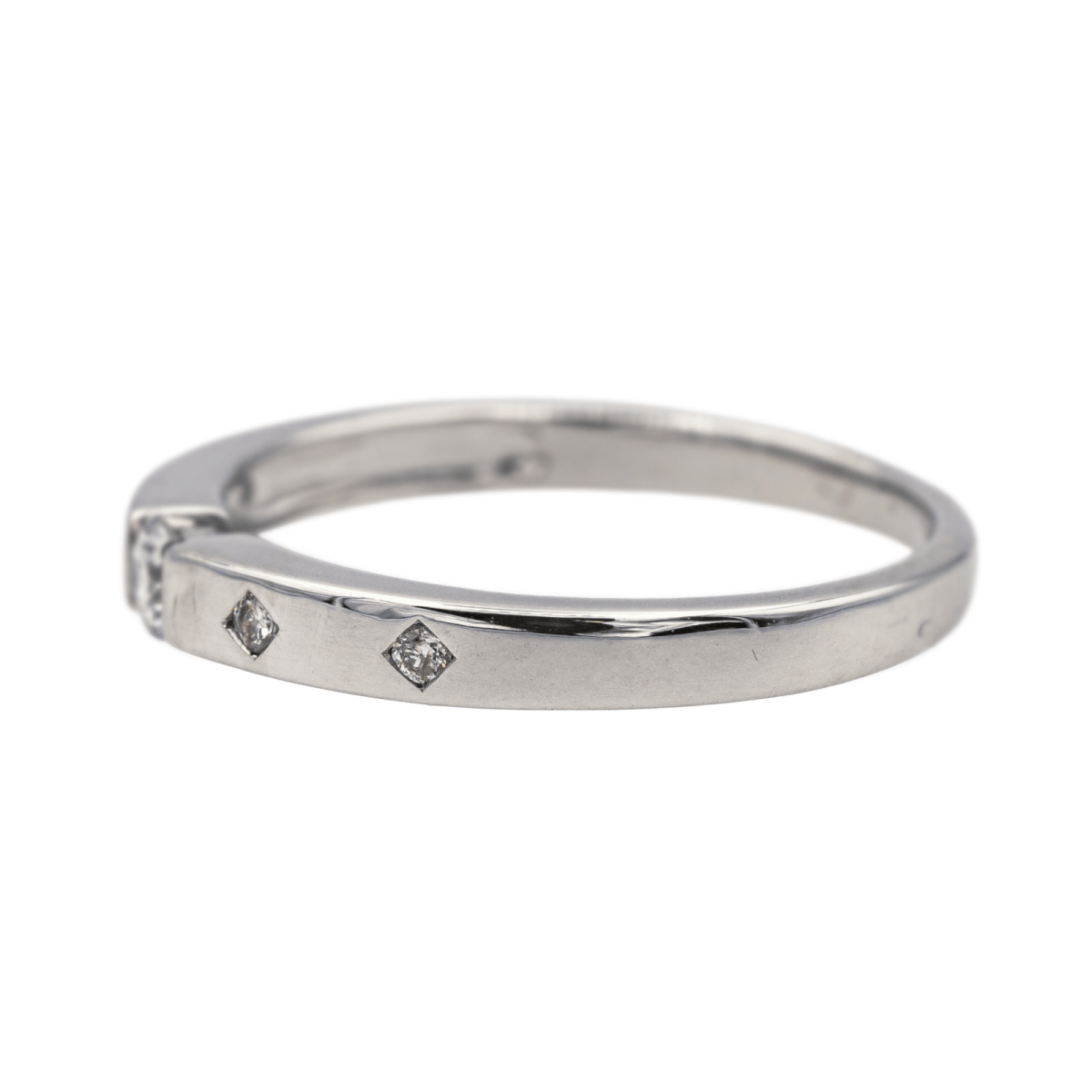 Bague en or blanc et diamants - Castafiore