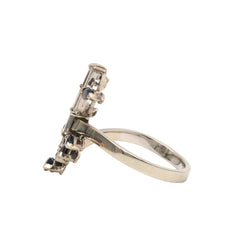 Bague en or blanc, saphirs et diamants - Castafiore