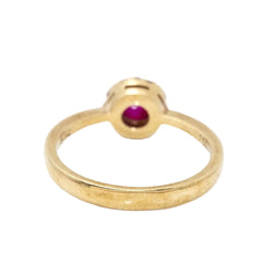 Bague en or, brillants et rubis - Castafiore
