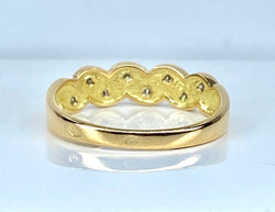 Bague en or jaune 18 carats et diamants - Castafiore