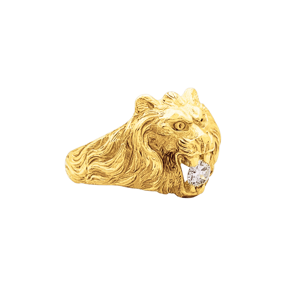 Bague en or jaune et diamant - Castafiore