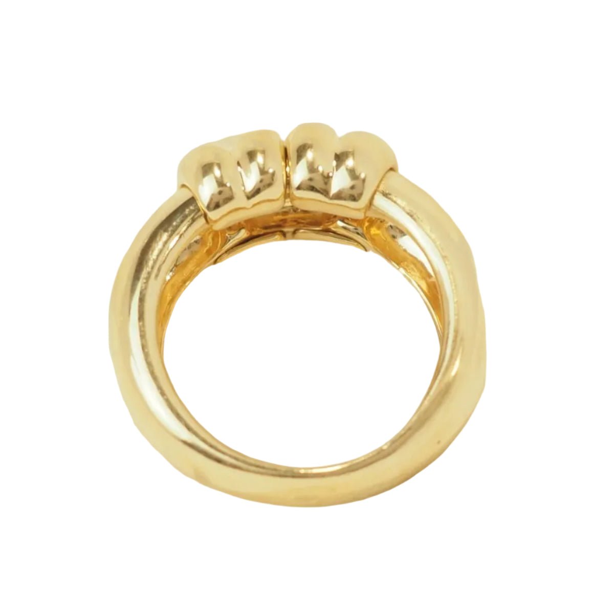 Bague en or jaune et diamant - Castafiore