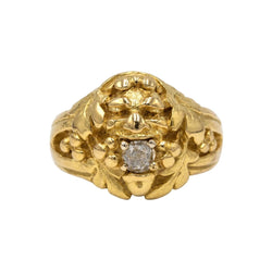 Bague en or jaune et diamant - Castafiore