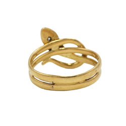 Bague en or jaune et diamant - Castafiore