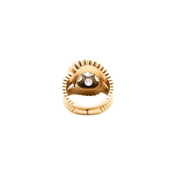 Bague en or jaune et diamant - Castafiore