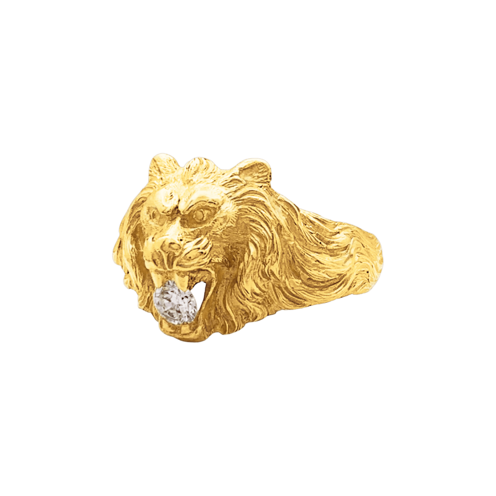 Bague en or jaune et diamant - Castafiore