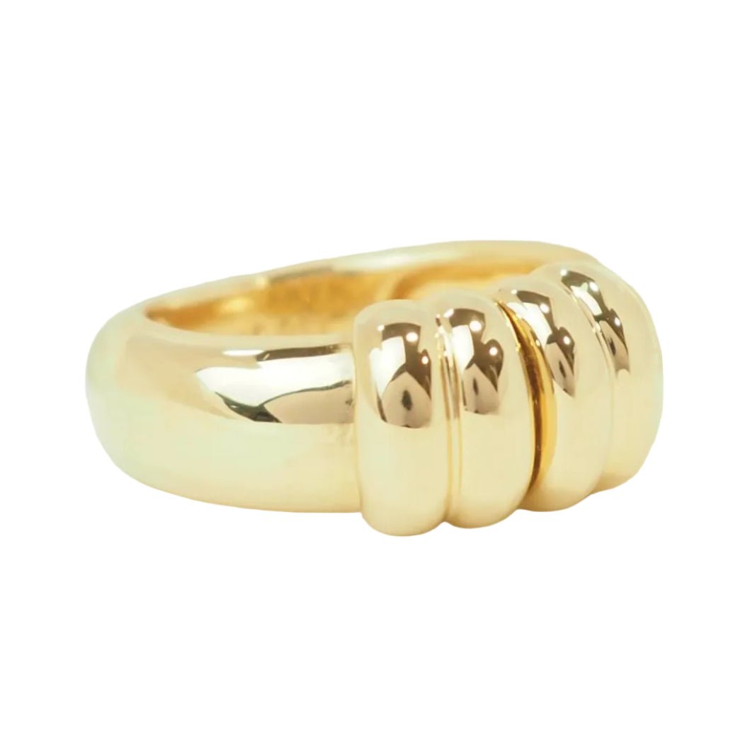 Bague en or jaune et diamant - Castafiore