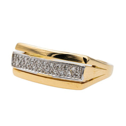 Bague en Or jaune et Diamant - Castafiore