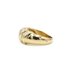 Bague en or jaune et diamant - Castafiore