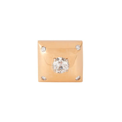 Bague en or jaune et diamants - Castafiore