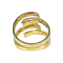 Bague en or jaune et diamants - Castafiore