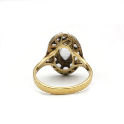 Bague en or jaune et diamants - Castafiore