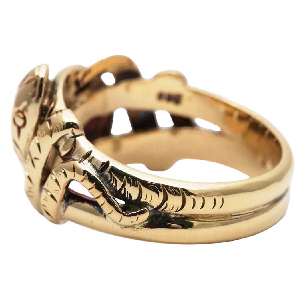 Bague en or jaune et diamants - Castafiore