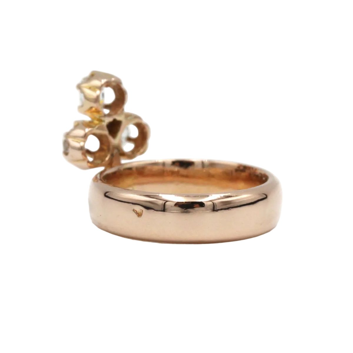 Bague en or jaune et diamants - Castafiore