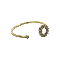 Bague en or jaune et diamants - Castafiore