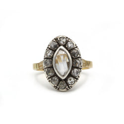 Bague en or jaune et diamants - Castafiore