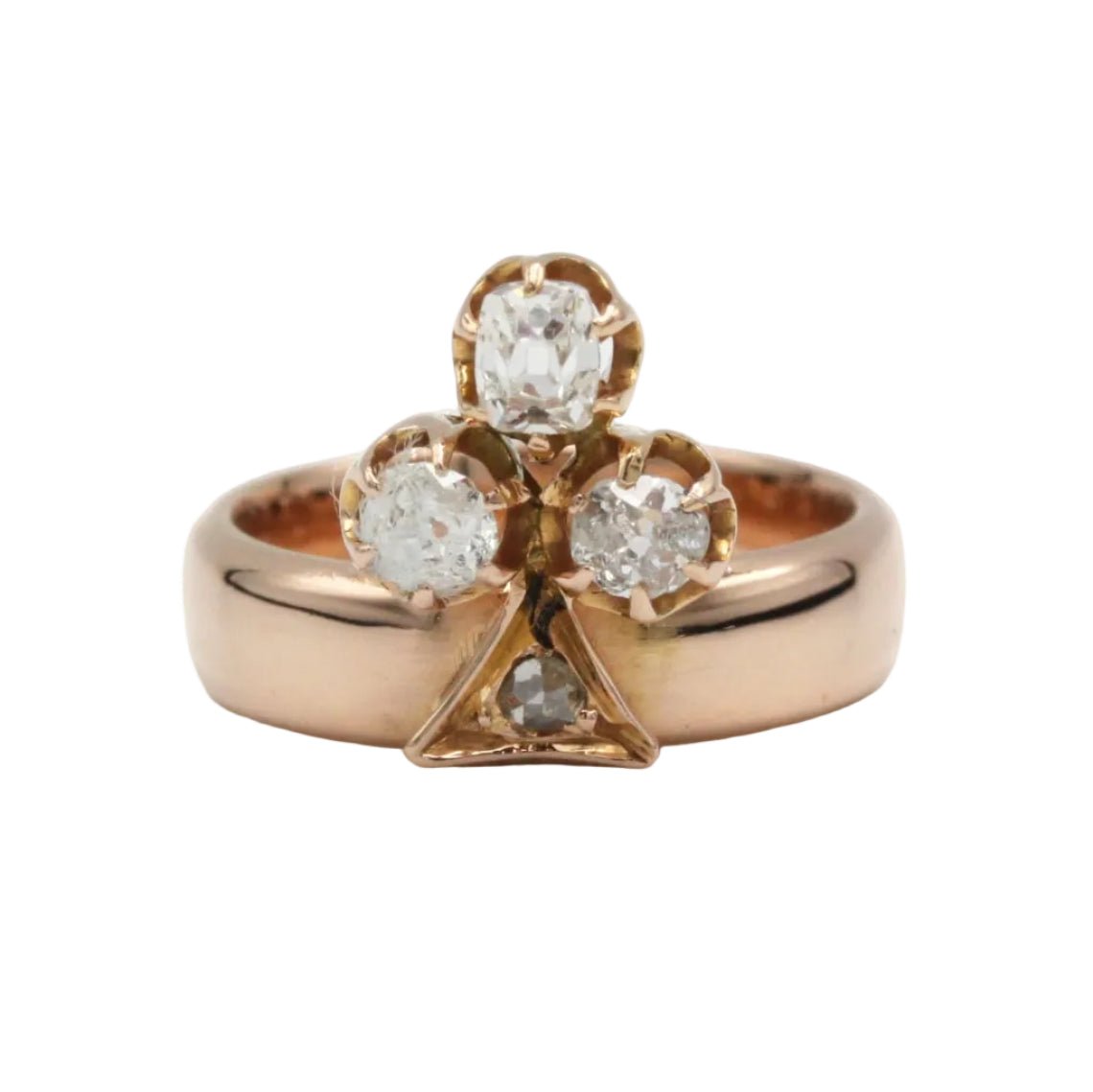 Bague en or jaune et diamants - Castafiore