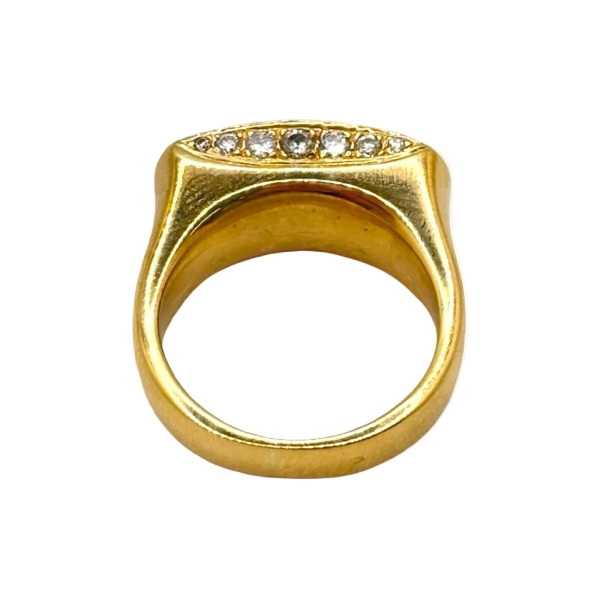 Bague en or jaune et diamants - Castafiore