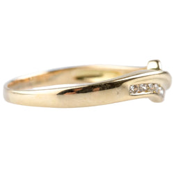 Bague en or jaune et diamants - Castafiore
