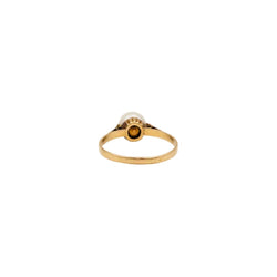Bague en or jaune et perle - Castafiore