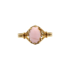 Bague en or jaune et perle de conche - Castafiore