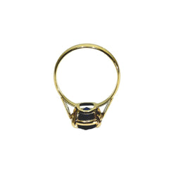 Bague en or jaune et saphir - Castafiore