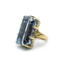 Bague en or jaune et topaze - Castafiore