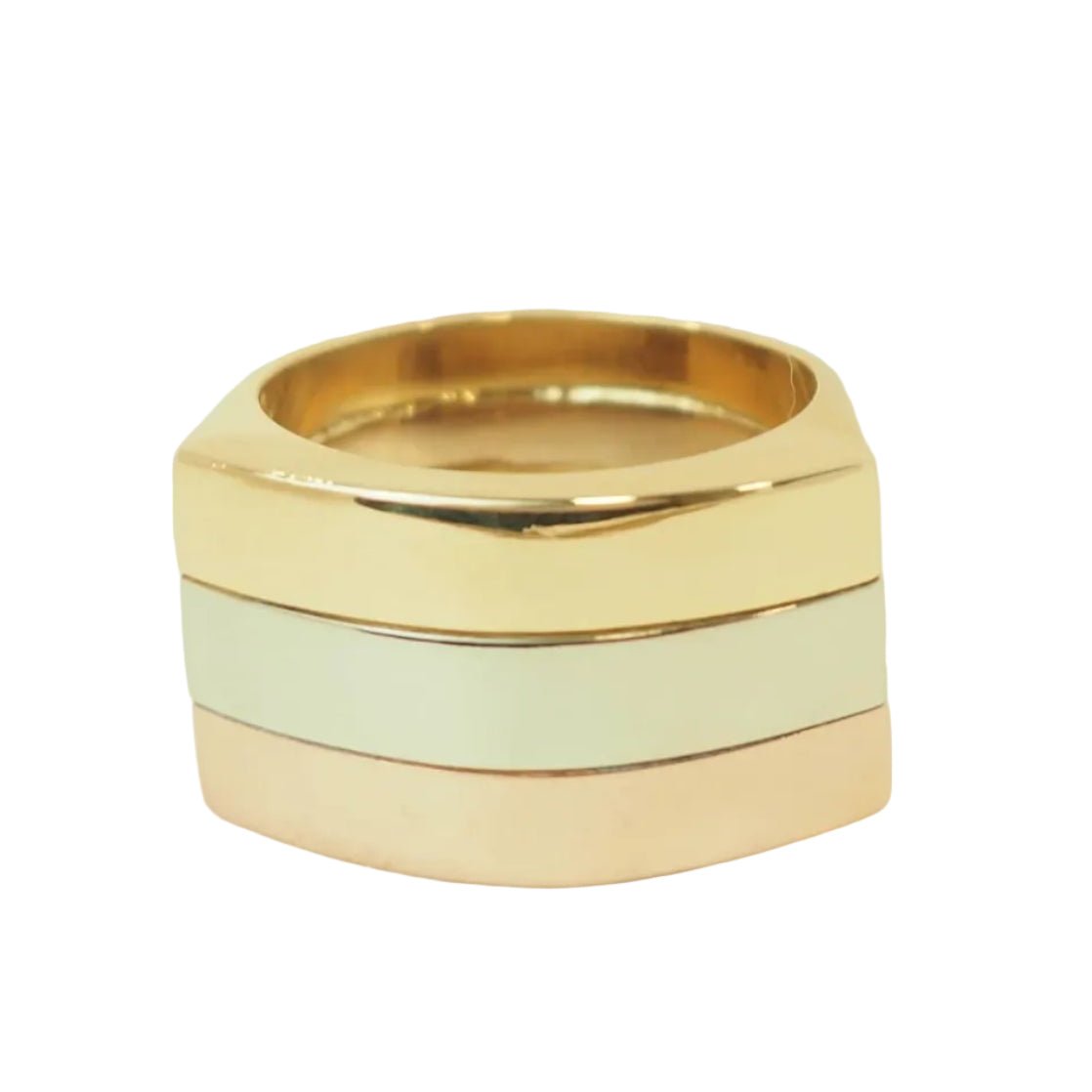 Bague en or jaune, or rose, et or blanc - Castafiore