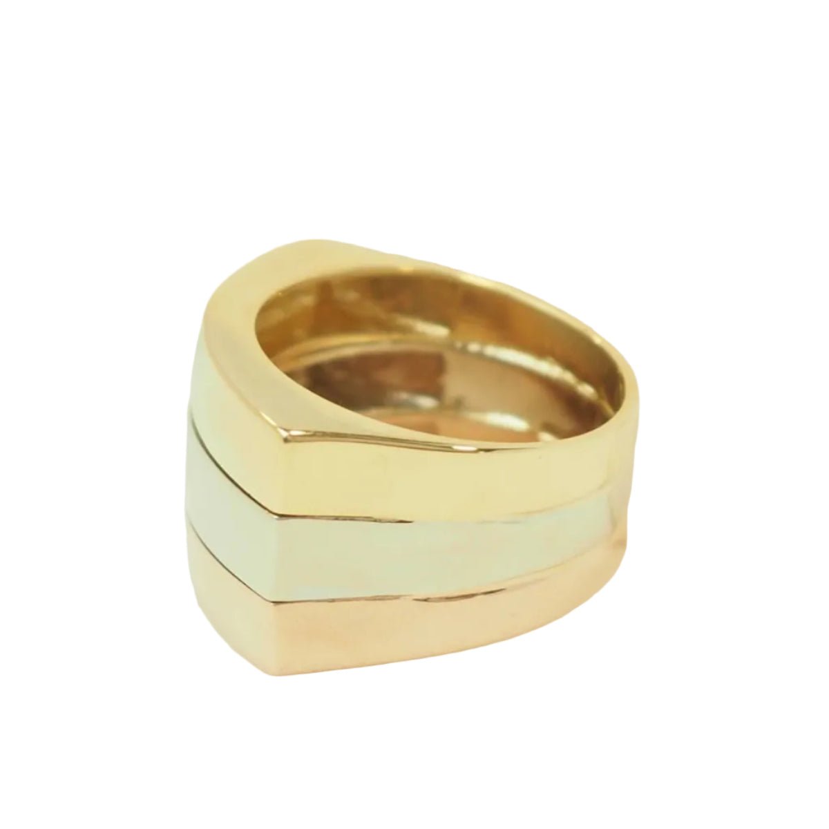 Bague en or jaune, or rose, et or blanc - Castafiore
